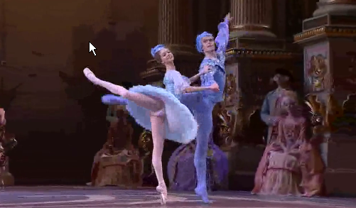 Па де де Принцессы Флорины и Голубой птицы в балете «Спящая красавица» (Большой Театр)