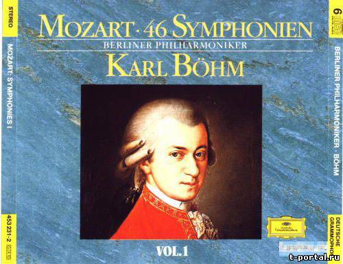 (Ape) Моцарт - 46 Симфоний | Wolfgang Amadeus Mozart - Complete 46 Symphonies - Berliner Philharmoniker - Karl Böhm (1996) (10CD´s)