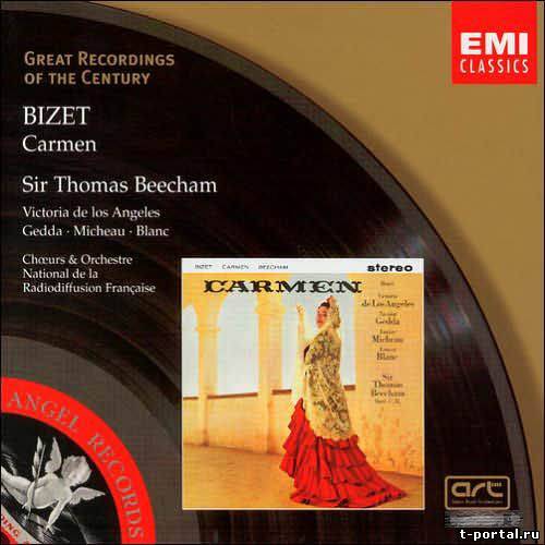 (Ape) Georges Bizet: Carmen - Sir Thomas Beecham, de Los Angeles, Gedda, Michau, Blanc (EMI 2000) 3CD